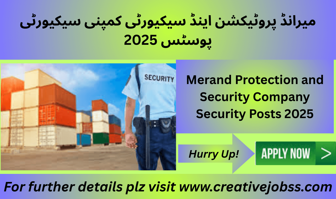 Mernad Security Karachi Jobs advertisement 2025