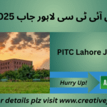 PITC Lahore Job 2025