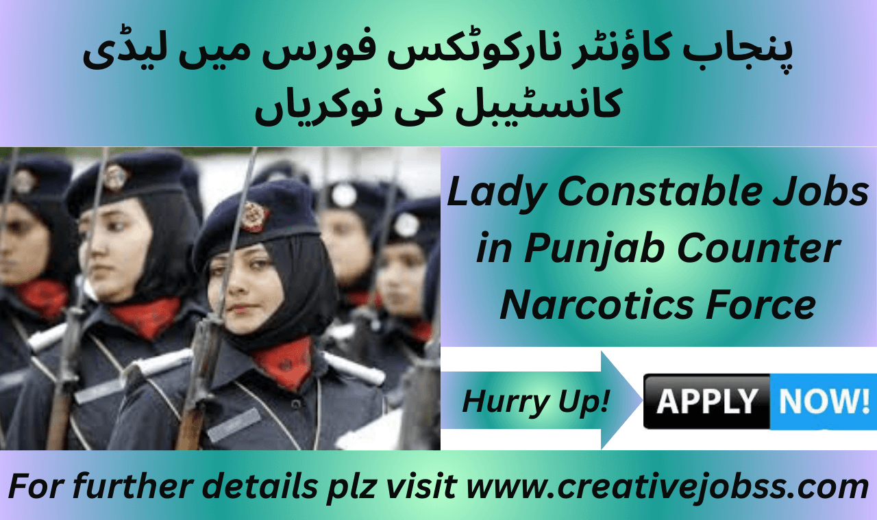 Punjab Narcotics Force Jobs 2025 banner