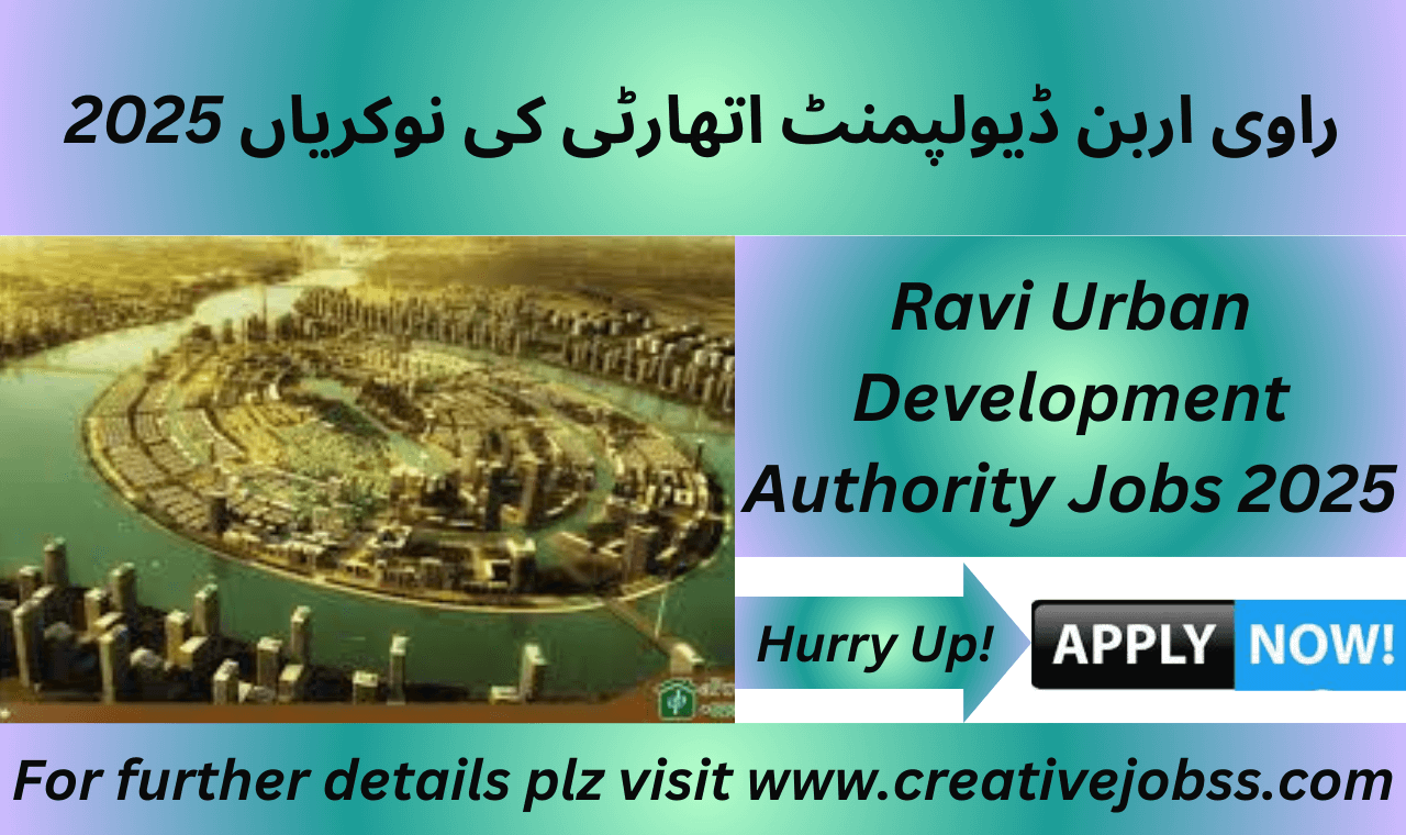 Ravi Urban Development Authority Jobs 2025 for Directors