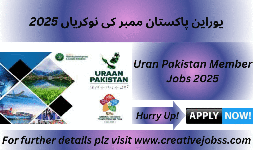 Uraan Pakistan IT Member Jobs Advertisement