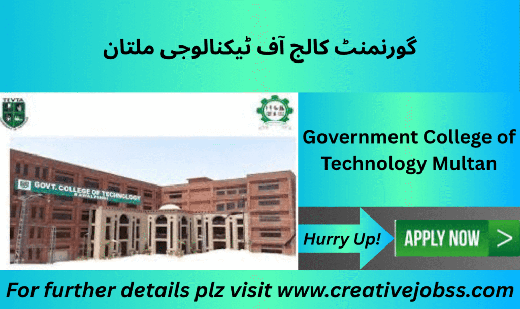 Female IT instructor teaching students at a technical college in Multan
