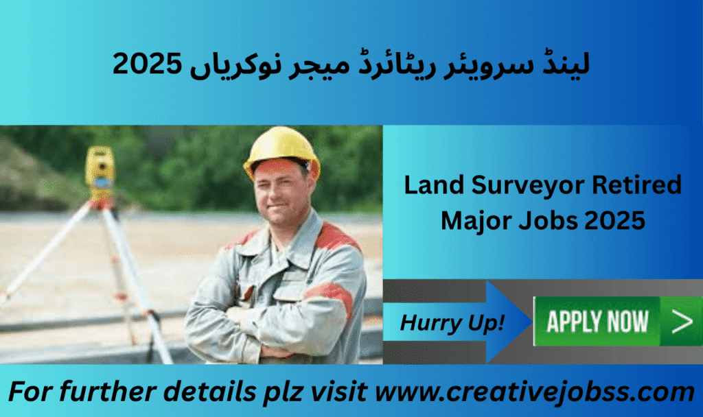 Land Surveyor and Retired Major job ad in Express