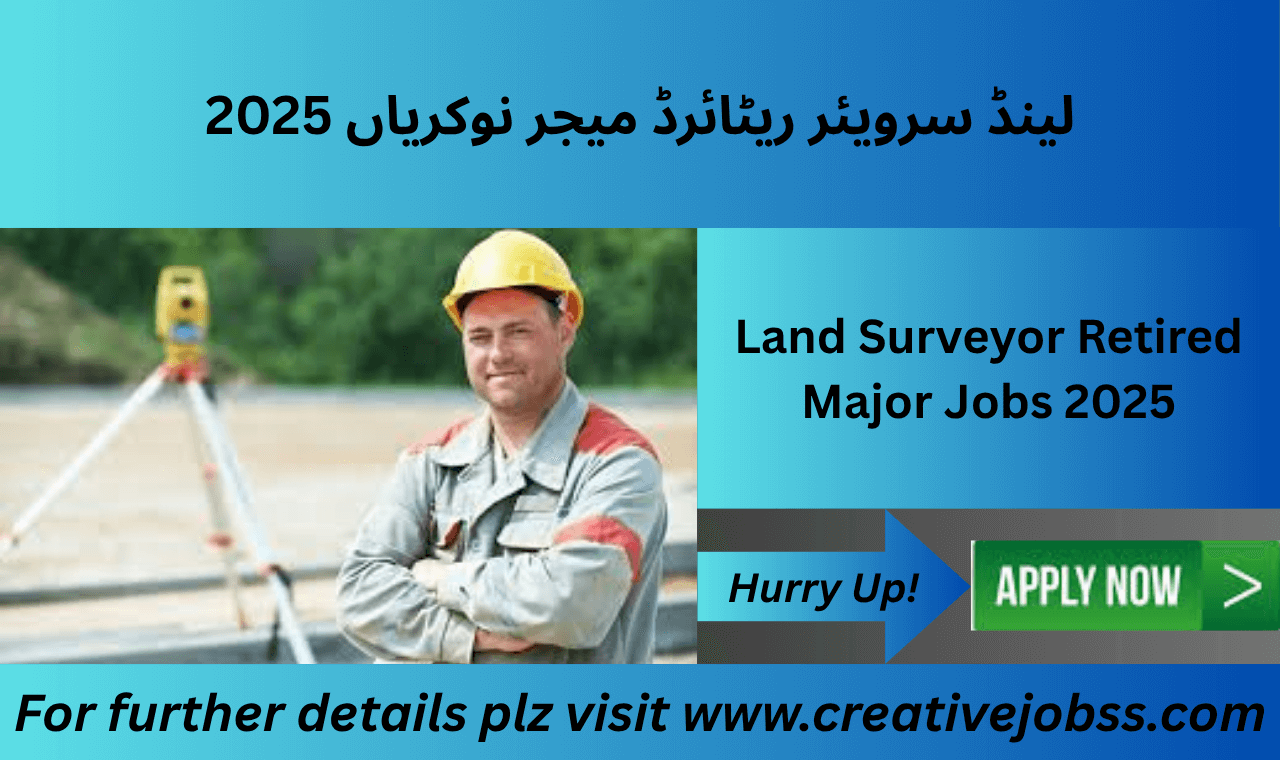 Land Surveyor and Retired Major job ad in Express