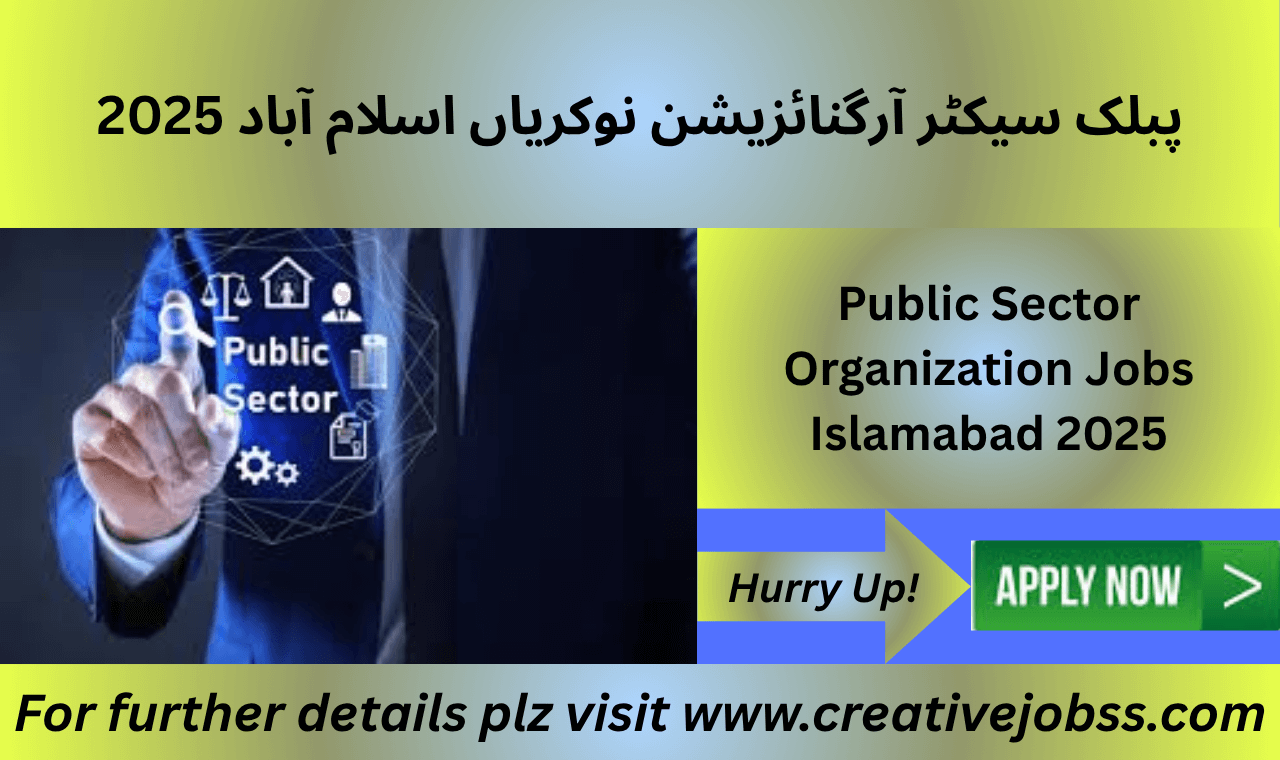 Legal advisor and consultant vacancies at Public Sector Organization Islamabad